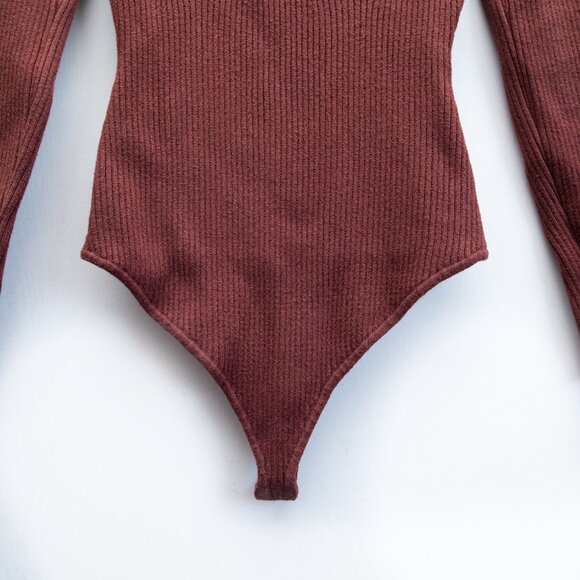 Abercrombie & Fitch Sweater Ribbed Bodysuit - Picture 5 of 7